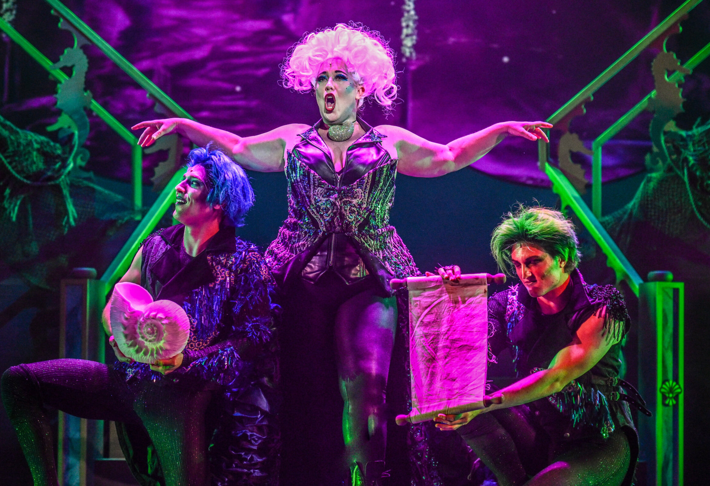 Slow Burn Little Mermaid Matthew Brightbill Heather Jane Rolff Nolan Mongomery - Photo by Larry Marano